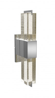 Avenue Lighting HF3012-PN-SW Original Glacier Snow Avenue Contemporary Polished Nickel LED 17" Wall Sconce Lighting