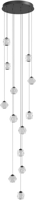 Avenue Lighting HF3913-BK Beluga Contemporary Black LED Multi Pendant Lighting