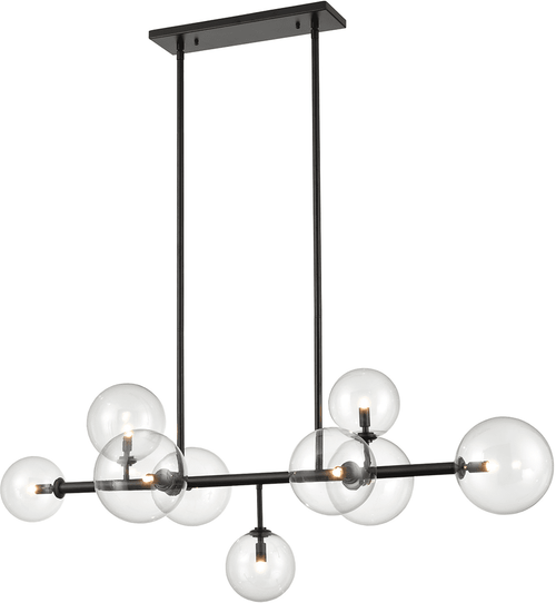 Avenue Lighting HF4209-BK Delilah Modern Black LED Island Light Fixture