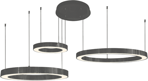 Avenue Lighting HF4443-BK Aria Modern Polished Black LED Multi Lighting Pendant