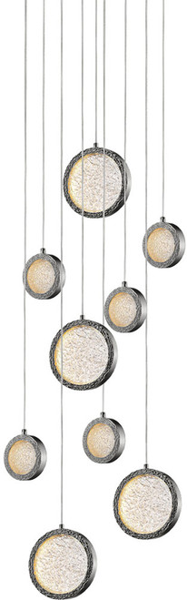 Avenue Lighting HF5019-PN Bottega Modern Polished Nickel LED Multi Hanging Light