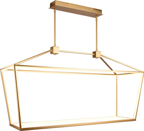 Avenue Lighting HF9403-GLD Park Ave. Modern Gold LED Island Lighting