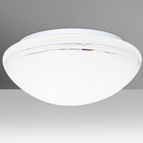 Besa 911010C-LED Bobbi Modern Opal-Cut LED 12" Ceiling Light