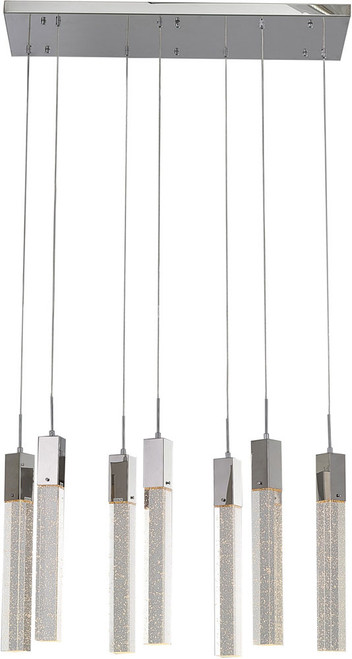 Bethel International ADS04C7CH Chrome Halogen Multi Drop Ceiling Lighting