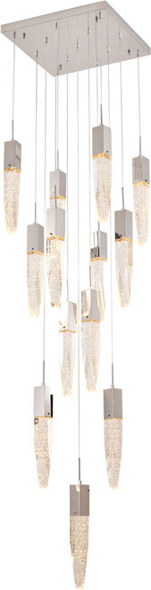 Bethel International ADS23C20CH Chrome Halogen Multi Hanging Light Fixture