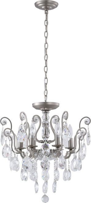 Bethel International BET61PEW Pewter Mini Lighting Chandelier