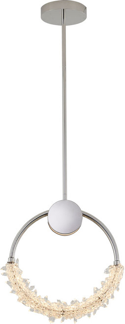 Bethel International BU08P15CH Chrome LED Mini Ceiling Light Pendant