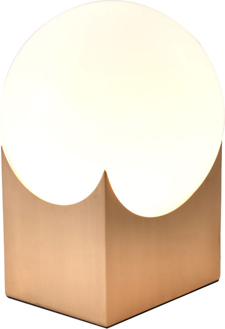 Bethel International DLS39T10G Contemporary Gold Halogen Accent Table Top Lamp