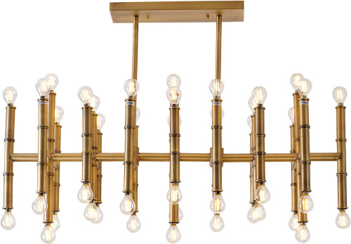 Bethel International DU33AB Contemporary Gold Kitchen Island Lighting