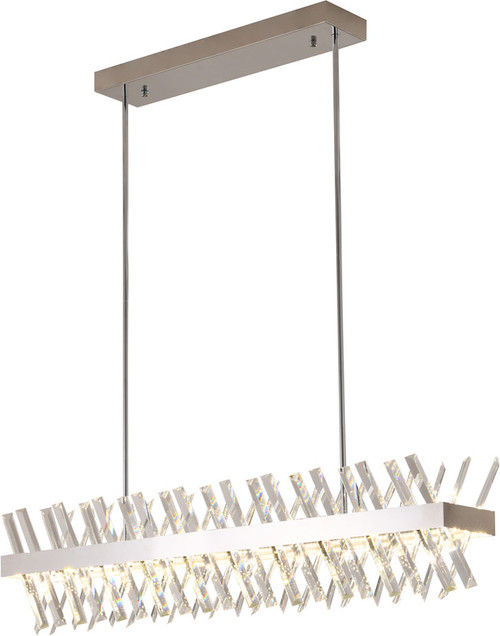 Bethel International FT54C40CH Chrome LED Island Light Fixture