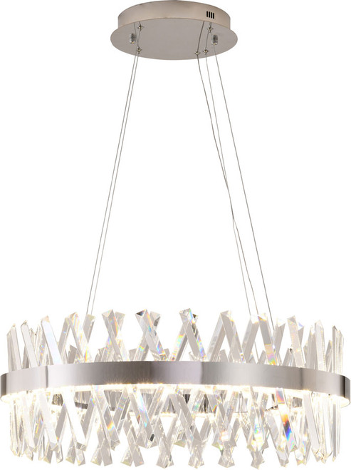 Bethel International FT52C26CH Chrome LED Hanging Light Fixture