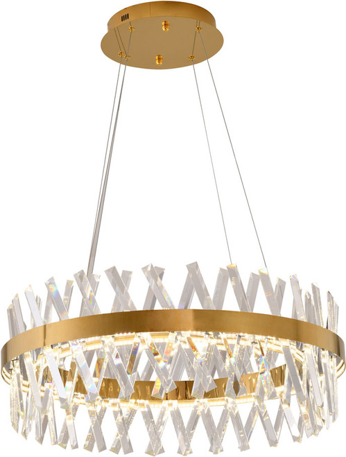 Bethel International FT52C26G Gold LED Pendant Lighting