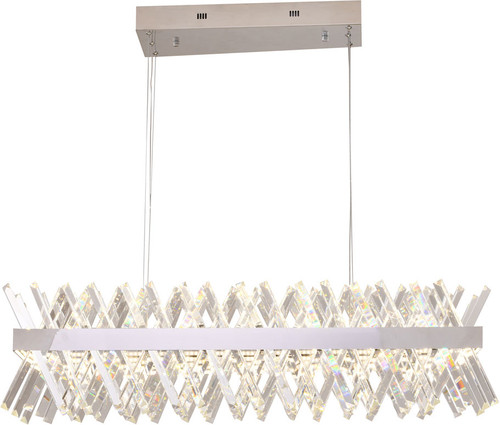 Bethel International FT53C34CH Chrome LED Island Light Fixture