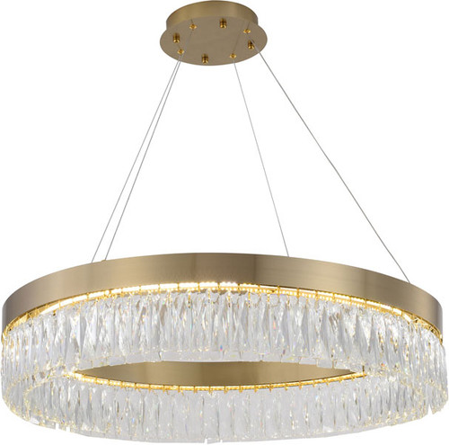 Bethel International FT93C32G Gold LED 32" Hanging Pendant Light