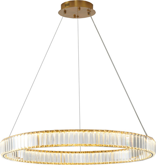 Bethel International GL512C32G Gold LED 31.5" Ceiling Light Pendant