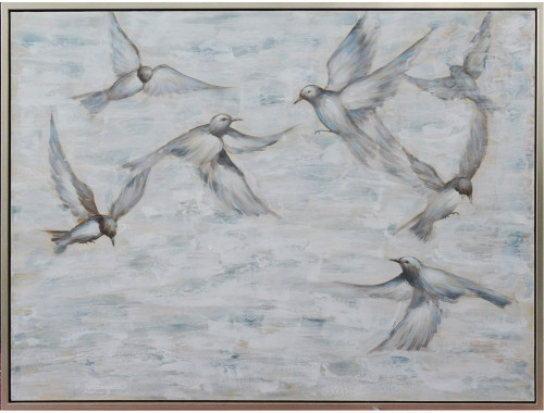 Bethel International JA44HG3648S Modern Black & White Wall Art