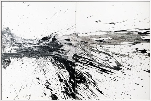 Bethel International JA81HG4872S Modern Black & White Wall Art