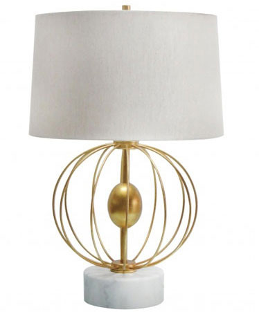 Bethel International JTL43RC-GL Contemporary Gold Lighting Table Lamp