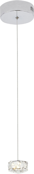 Bethel International KD14 Chrome LED Mini Pendant Light Fixture