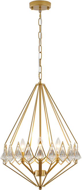 Bethel International LA22 Gold Drop Lighting Fixture