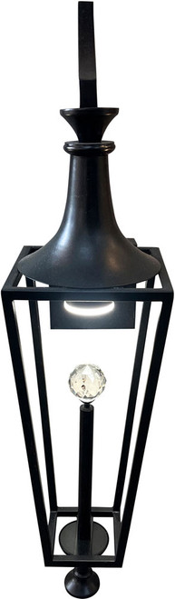 Bethel International LIGPA18 Modern Black LED Outdoor Wall Light Sconce