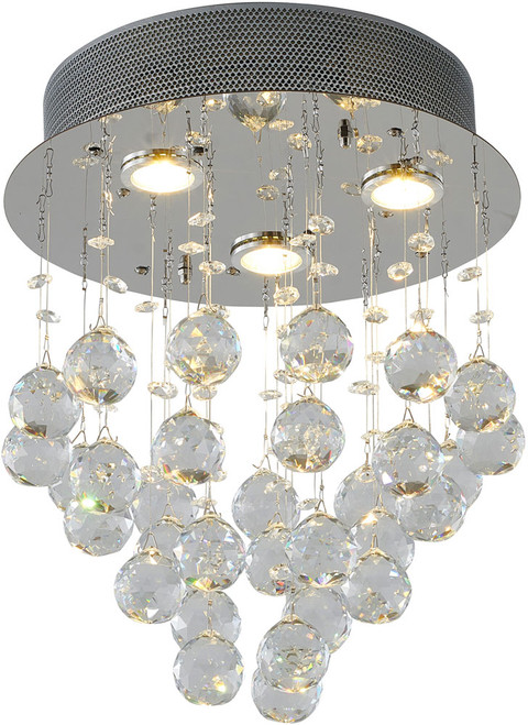 Bethel International LX03SF12CH Chrome Multi Lighting Pendant