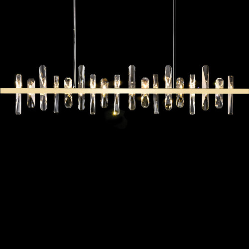 Bethel International MAT01C47G Gold LED Kitchen Island Light Fixture