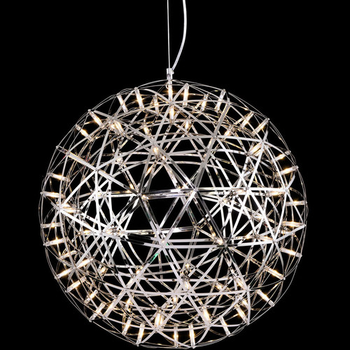 Bethel International MN38CH Contemporary Chrome LED 26" Hanging Light