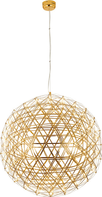 Bethel International MN39GD Modern Gold LED 38" Drop Lighting