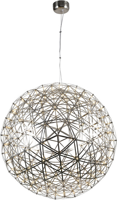 Bethel International MN39SN Contemporary Satin Nickel LED 38" Hanging Lamp
