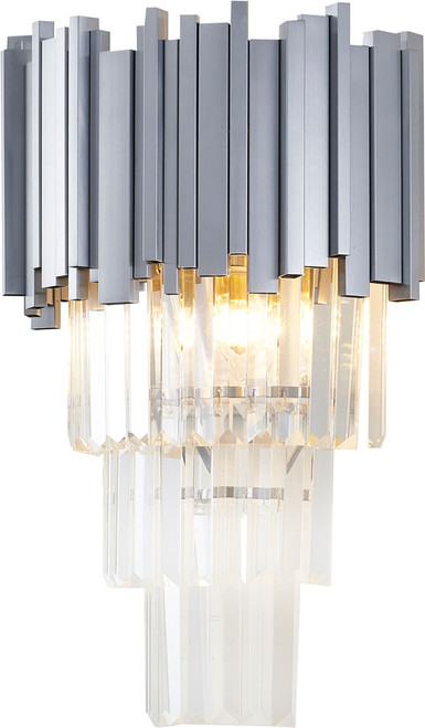 Bethel International MU24W17SN Satin Nickel Wall Light Sconce