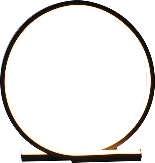 Bethel International MV12BLK Contemporary Matte Black LED Accent Table Lamp Lighting