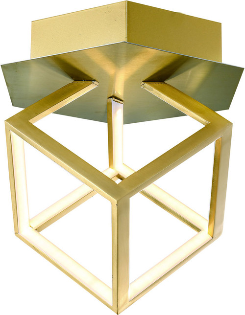 Bethel International OC01F8G Modern Gold LED Overhead Lighting