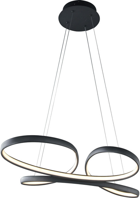 Bethel International OC10C22SC Modern Satin Coffee LED Ceiling Light Pendant