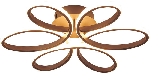 Bethel International OC11F22SC Modern Satin Coffee LED Flush Lighting