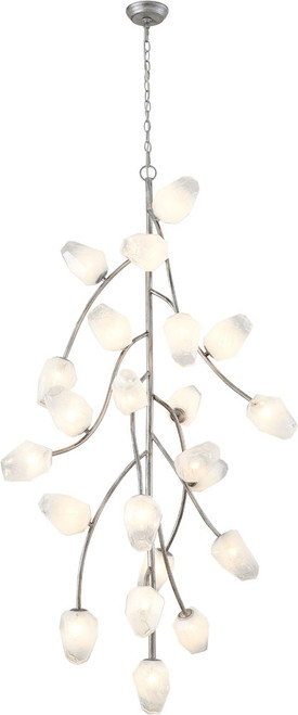 Bethel International YS101C27SL Antique Silver Chandelier Lamp