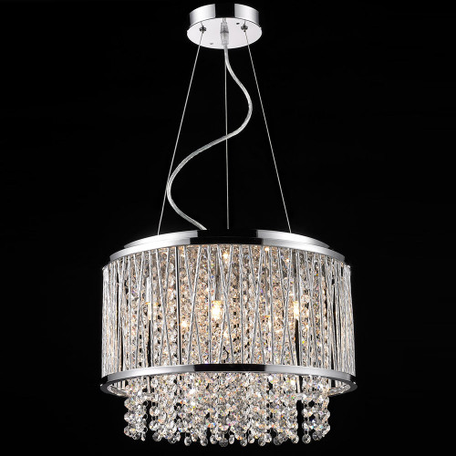 Bethel International YS579-6P Chrome Halogen Pendant Lamp