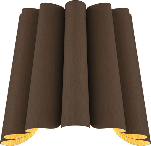 Bruck WEP/REN/35/W/EBY/ASH WEP Renata Contemporary Ebony LED Wall Sconce