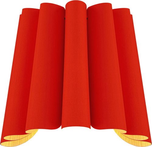 Bruck WEP/REN/35/W/RED/ASH WEP Renata Modern Red LED Sconce Lighting