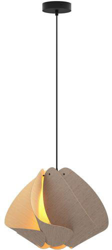 Bruck WEPMAT/44/GYO/ASH WEP Matilda 17.4" Modern Gray Oak Pendant Lighting Fixture