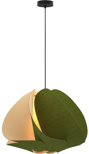 Bruck WEPMAT/68/GRN/ASH WEP Matilda 26.8" Contemporary Green Pendant Lighting