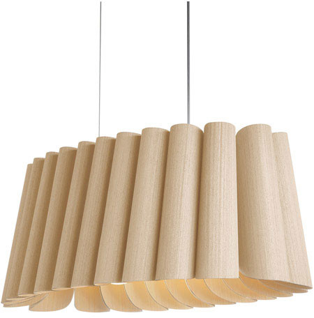Bruck WEPREN/80OVL/ASH/ASH WEP Renata Oval Modern Ash Kitchen Island Light