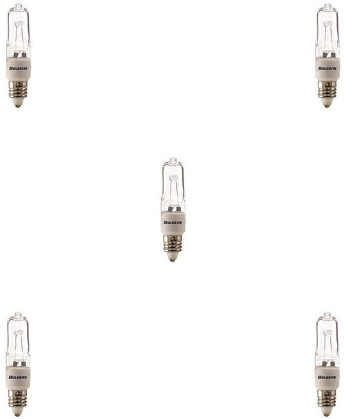 Bulbrite 860796 Modern Halogen 50W T4 JD (pack of 5) Light Bulbs