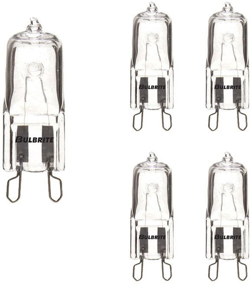 Bulbrite 860833 Contemporary Halogen 100W Clear G9 (pack of 5) Light Bulbs