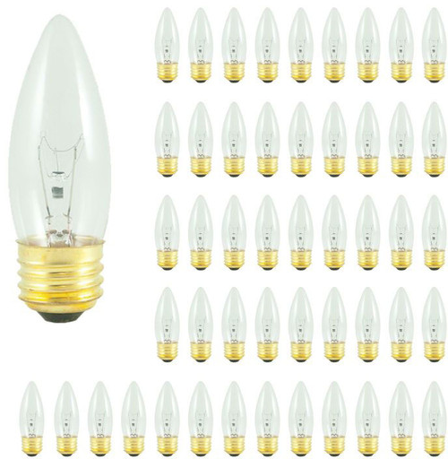 Bulbrite 861106 Contemporary 40W B10 (pack of 50) Light Bulbs