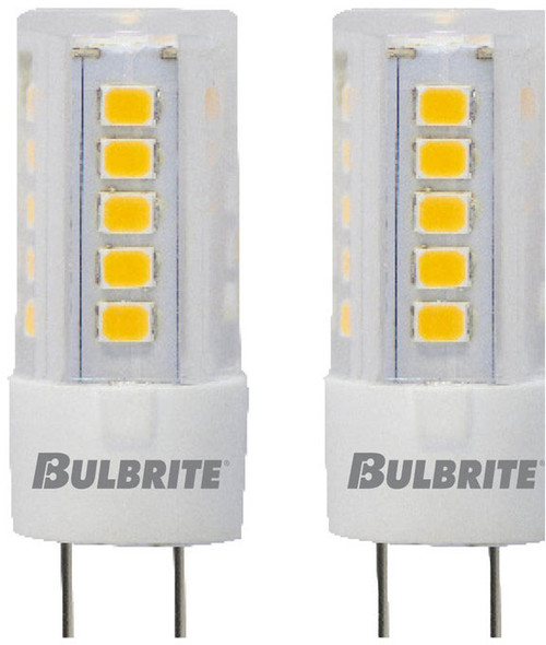 Bulbrite 862142 Modern LED 4.5W G4 3000K (pack of 2) Light Bulbs