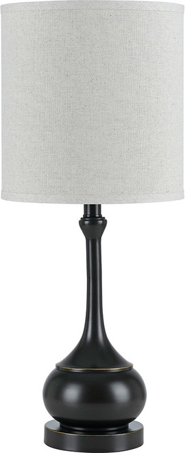 Cal BO-2256TB-DB Tapron Dark Bronze Accent Table Lamp