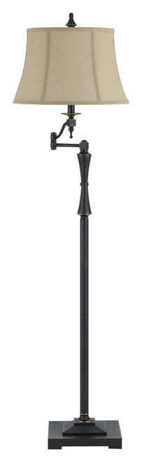 Cal BO-2443SWFL Madison Swing Arm Traditional Style 61 Inch Tall Floor Lamp - Oil Bronze
