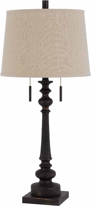 Cal BO-3024TB Torrington Rustic Iron Table Lighting