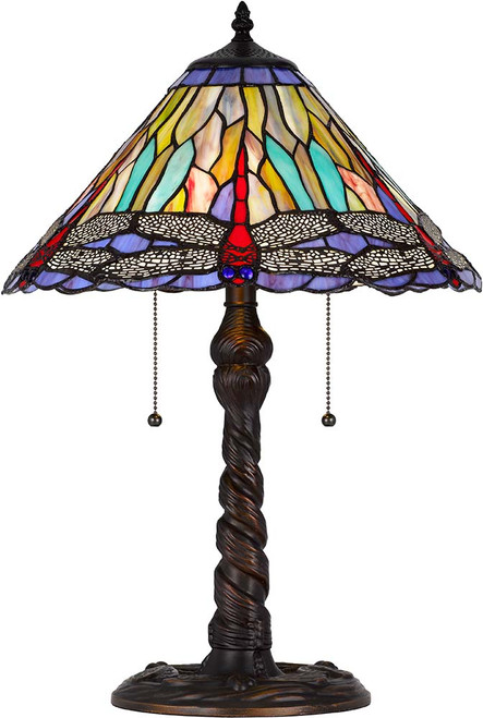 Cal BO-3109TB Tiffany Dark Bronze Lighting Table Lamp